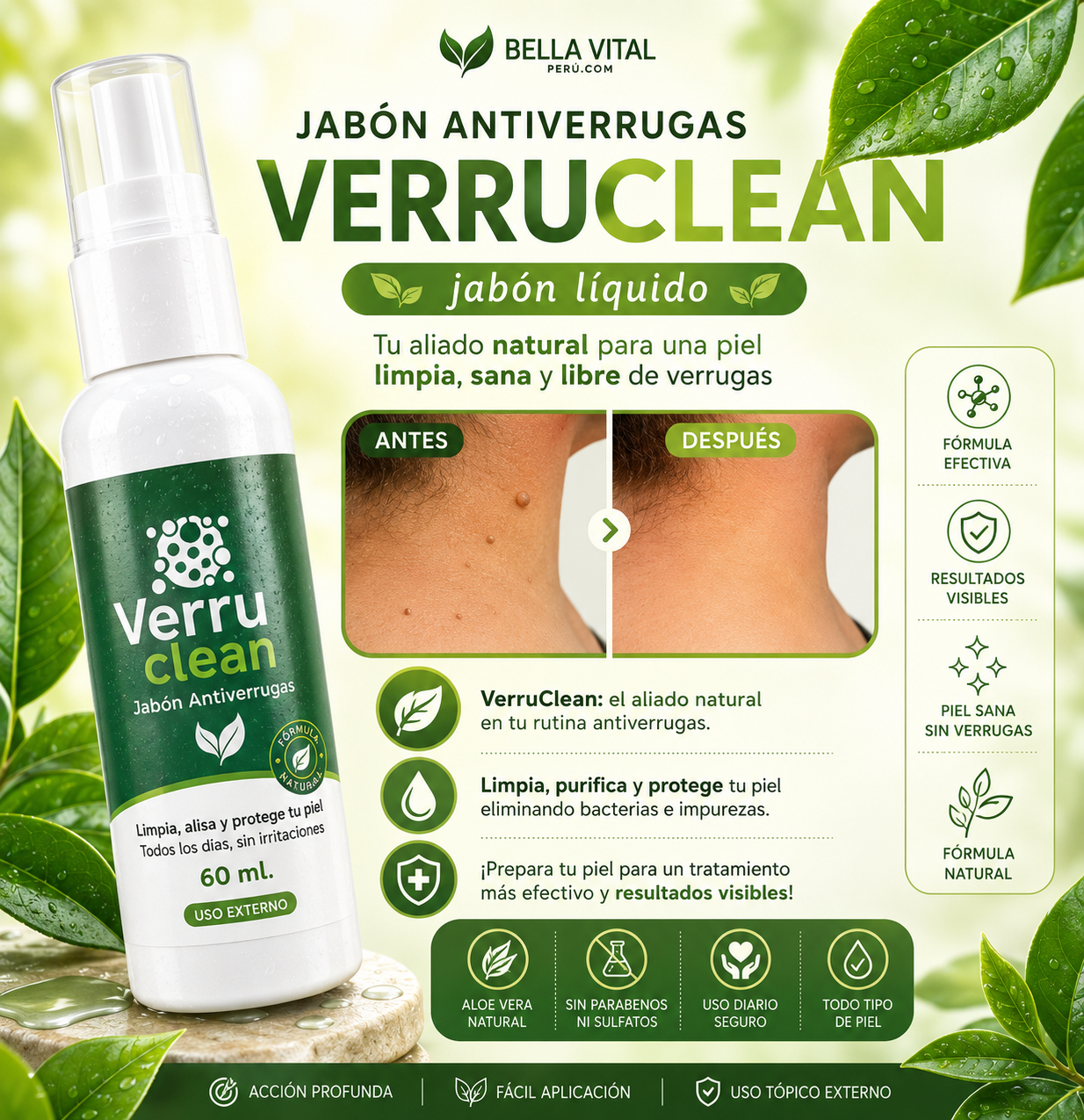 Jabón Antiverrugas Verruclean